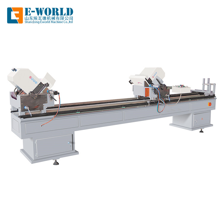 Double Head Cutting Saw For PVC UPVC Profiles(Window and door making machine)