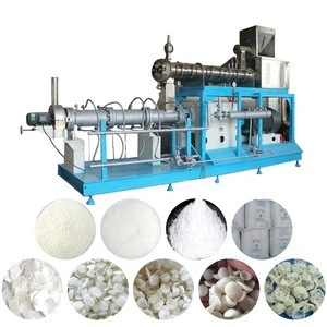 Double Screw Extruded pregelatinization modified starch extruder machine/Extrusion oil drill modification starch production line