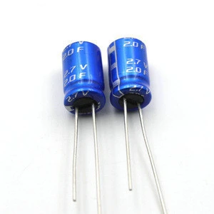 Doublewin Ultra capacitor 2.7V 2 farad super capacitor for digital timer PCB