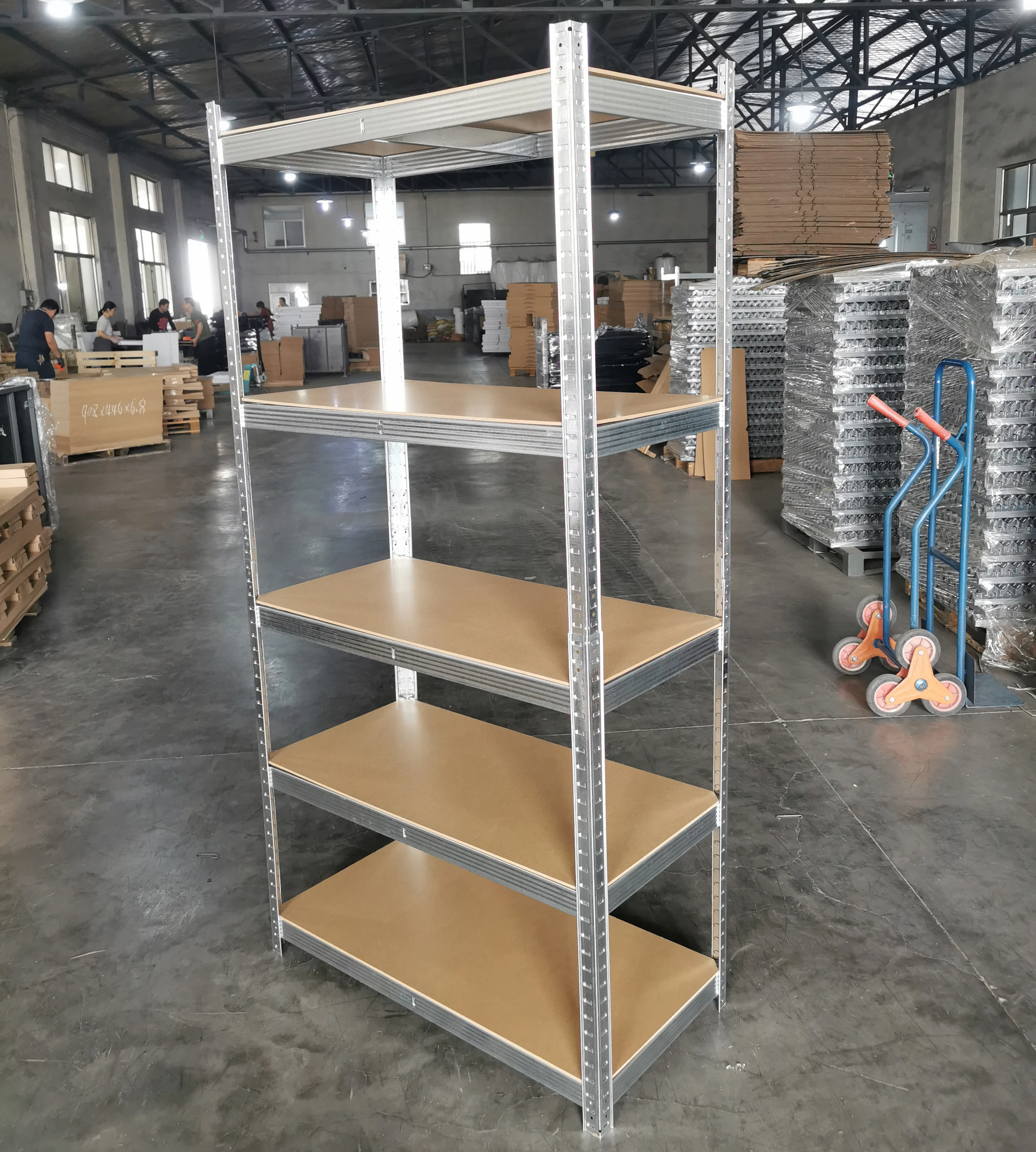 Dowell heavy duty movable freestanding warehouse storage shelving unit rack