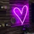 Import drop shipping wall decoration acrylic flexible custom flex light letters led flex 360 neon sign custom from China