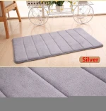 Dropshipping 1PC Kitchen 40*60cm Bath Mat rugs Bathroom Carpet Rug coral fleece Memory Foam Bathroom Mat kitchen Door Floor