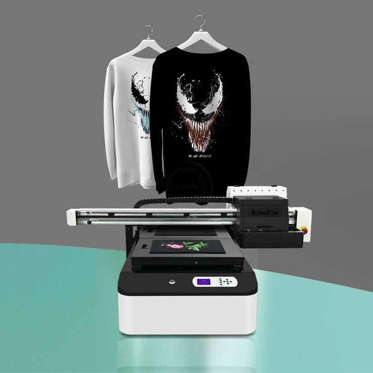 DTG t shirt 3d printing machine with DX6 / i3200  for big / small t-sihrt business