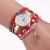 Import Duoya Fashion Ladies Watches Women Luxury Leaf Fabric Gold Wrist For Women Bracelet Vintage Sport Clock Watch Christmas Gift from China