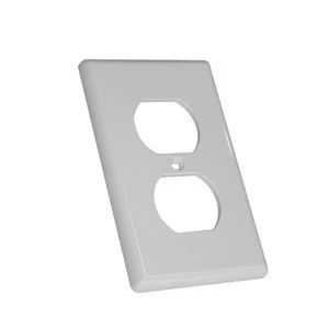 Duplex Wall Plates Kit Home Electrical Outlet Cover 1-Gang 2-Gang Standard Size Receptacle Faceplates Covers