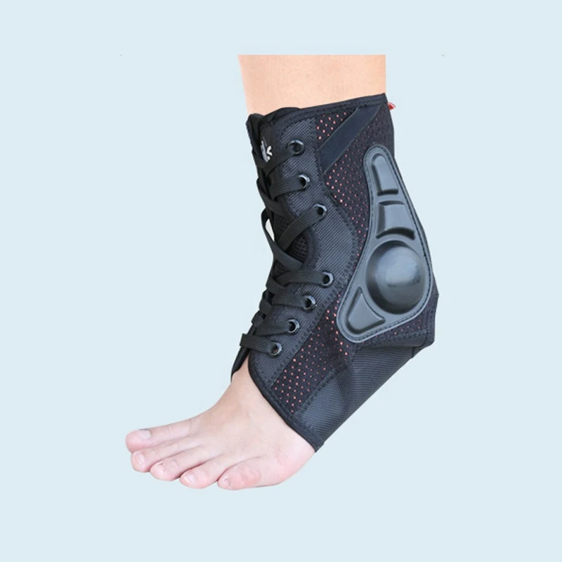 E-Life E-ANC052 Breathable mesh adjustable ankle brace support black ankle stabilizer