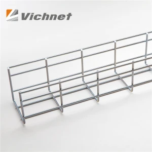 E90 nickel coating wire mesh cable tray in data center without zinck wisker damage