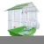 Import easy to clean small bird parrot cage with power coating animal iron cage with tray from China