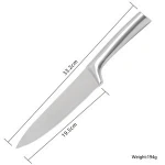 Eco friendly and Stock 5pcs Knife Set Stainless steel Chef Knife Kitchen Set