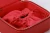 eco friendly leather jewelry box small jewelry organizer velvet bag inside red