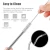 Import Eco Friendly straight reusable 18/8 stainless steel drinking metal straw from China