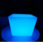 Elegant power IP 68 Water proof remote control led big size flower pot for indoor and outdoor