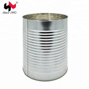 empty #10 cans round tin food