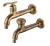 Import English style Antique brass faucet decorative garden taps from China