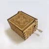 Engraved Hand Cranked Wooden Custom Music Box Game Of Thrones Music Box