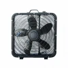 ETL High Velocity 5 PP Electric 20&#039;&#039; Box Fan With 3 Setting Speeds Air Flow Metal Frame 20&quot; Box Fan