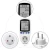 Import EU Plug Electric Power Socket Power Meter With Large LCD Screen And Overload Protection from China