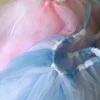 European American royal fashion wedding slipcovers dinning baby birthday party tutu tulle chair cloth skirt