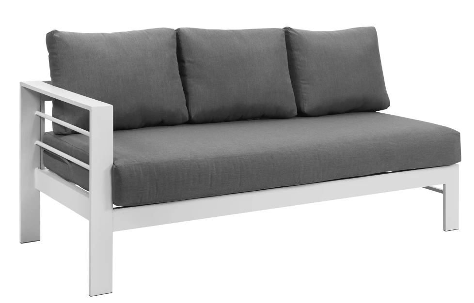 European Hot Selling Aluminum Luxury Garden Sectional Sofa Bar Furniture Metal Outdoor Set
