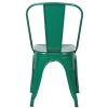 European Luxury New Stainless Steel Legs Simple Design Modern Metal Stacking Dining Chair