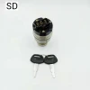 Excavator Ignition Switch For sumitomo SH electronic injection KHR3077 High quality