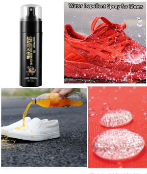 Fabric and leather waterproof spray for shoes, outdoor products