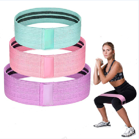 Fabric resistance band loop stretching sport training bands