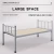Import Factory Bedroom furniture simple metal bed new design metal school dorm room single bed from China