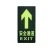 Import Factory customized emergency exit fire sign self luminous warning sign Logo stickers Safety exit sign from China