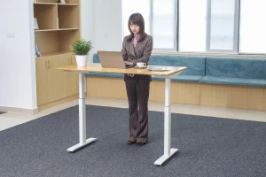 Factory direct adjustable desk can stand upright office desk frame