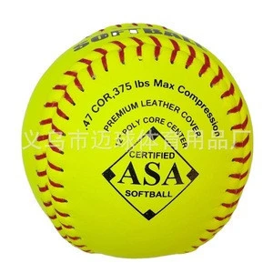 Factory direct professional 12in cow leather baseball softball