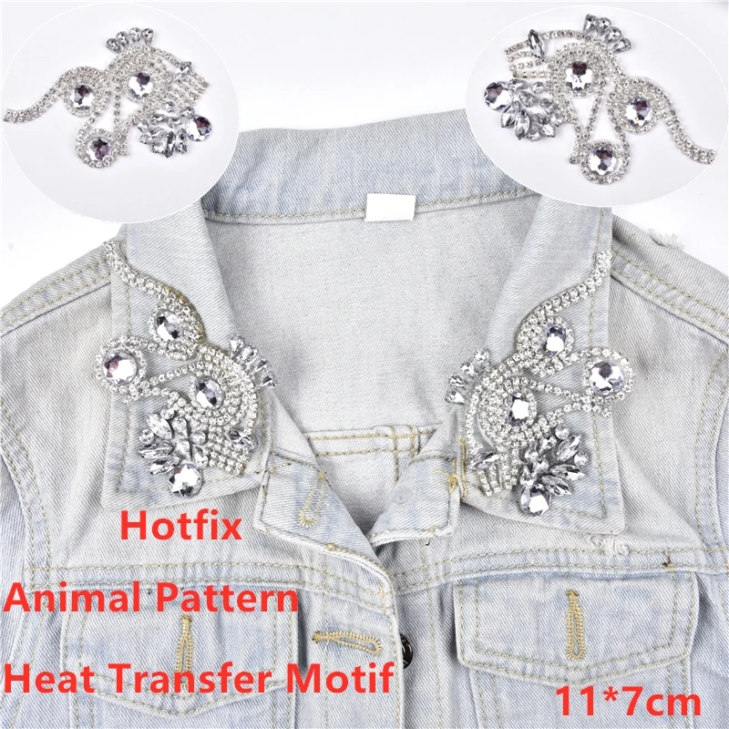 Factory Direct Sale Animal Heat Transfer Motifs Clothing Bag Hot Diamond Claw Chain Diy Accessories Hotfix Bag Shoes Patches