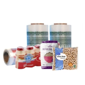 Factory Direct Supplied Heat Polyolefin Shrink Film Pof Packaging Transparent Cosmetic Wrap Shrinking Film Roll