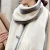 Import Factory Directly Sell Elegant Design Ladies Long Plush Knitted Scarf For Winter from China