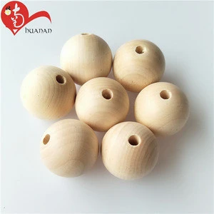 factory handmade cheap large bulk round wood beads