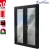 Import Factory Insulated aluminum casement window with burglar proof and fly screen mesh integrated aluminium frame casement window from China