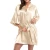 Import Factory Price In-stock Ladies Polyester Satin Robe Bathrobe Satin Pajamas from China