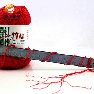 factory price ring spun hand knitting worsted 100% organic charcoal fiber crochet bamboo yarn for machine