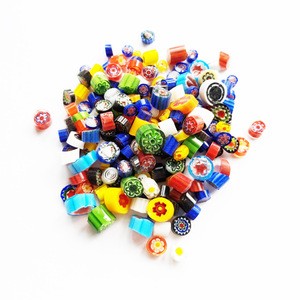 factory price wholesale colorful millefiori beads for diy glass jewelry