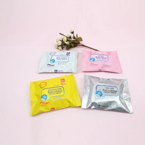 Factory produce cheap Makeup Removal wet wipes girl facial wet wipes