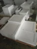 Factory Project Custom White Shaker Wooden Kitchen Cabinets