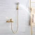 Import Factory supplied Golden Plated Copper Faucet Bathroom Kitchen Sink Mixer Brass Basin Tap from China