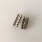 Factory Supply Metal Cord End Clip and Stopper For Rope
