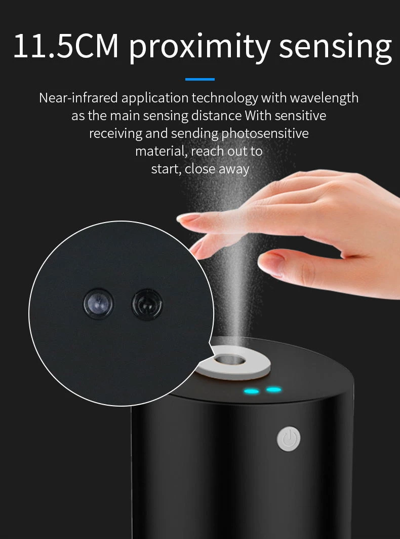 factory supply OEM 100mL Touchless Intelligent Automatic Hand Sanitizer Dispenser Sensor portable alcohol sprayer