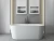factory Whirlpools Five stars hotel standard New egg oval shaped Bathtub bathroom Acrylic Black Bathtub