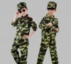 Factory Wholesale 100-160cm Kids Army Costume