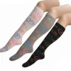 Factory Wholesale Custom Comfortable nylon graduated 15-20mmHg increased blood flow compression socks women