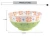 Import Factory wholesale hand painted colourful ceramic bowl with nice quality from China