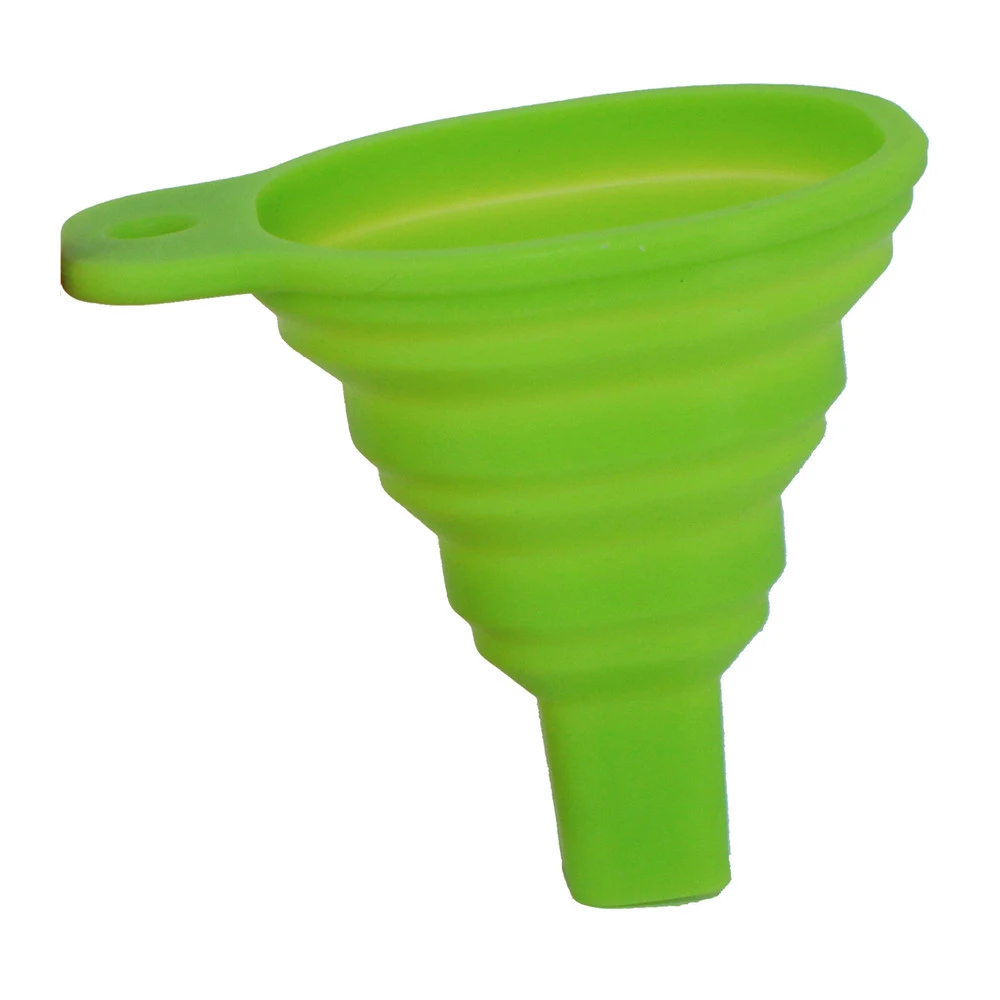 Factory wholesale portable foldable silicone funnel