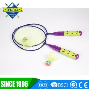 Family Beach kids volleyball badminton combo game set